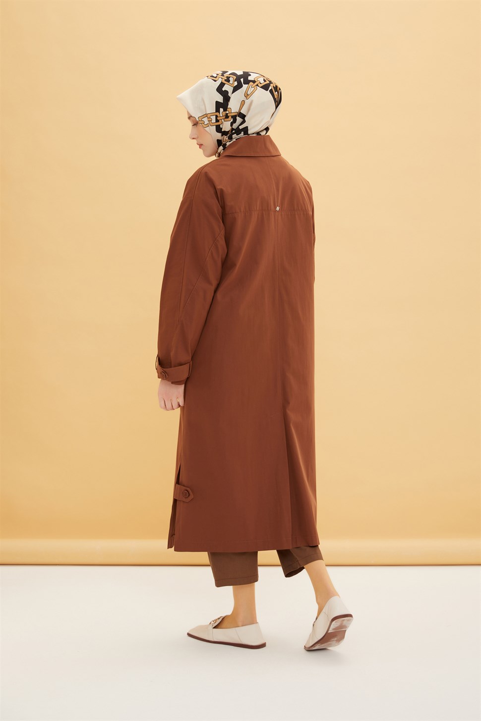 Armine Oversized, langer Trenchcoat 7607